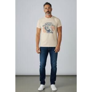 Rock & Roll Hall of Fame RRHOF Listen Responsibly Cocktail Crewneck Tshirt XL